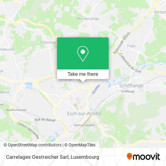 Carrelages Oestreicher Sarl map