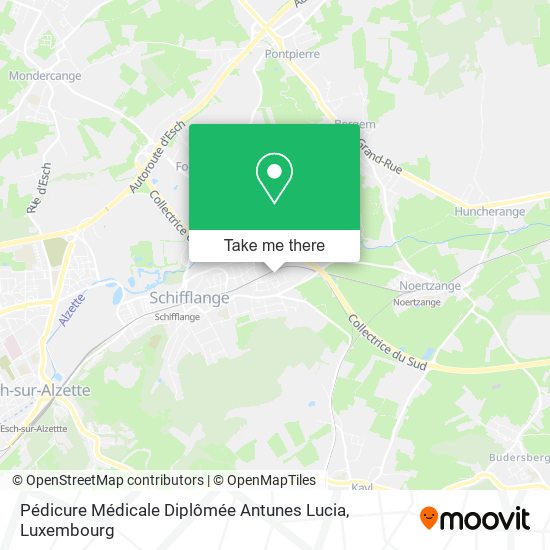 Pédicure Médicale Diplômée Antunes Lucia map