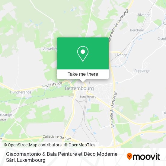 Giacomantonio & Bala Peinture et Déco Moderne Sàrl map