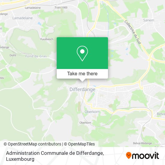 Administration Communale de Differdange map