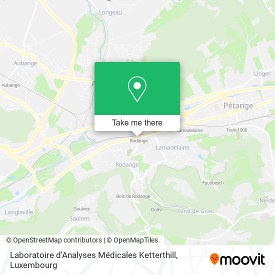 Laboratoire d'Analyses Médicales Ketterthill map
