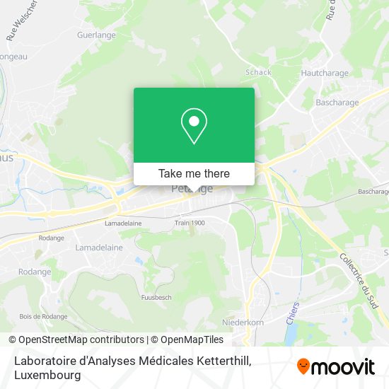 Laboratoire d'Analyses Médicales Ketterthill map