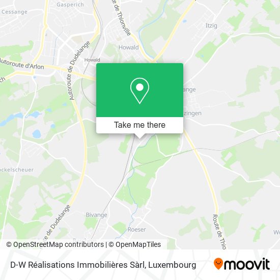 D-W Réalisations Immobilières Sàrl map