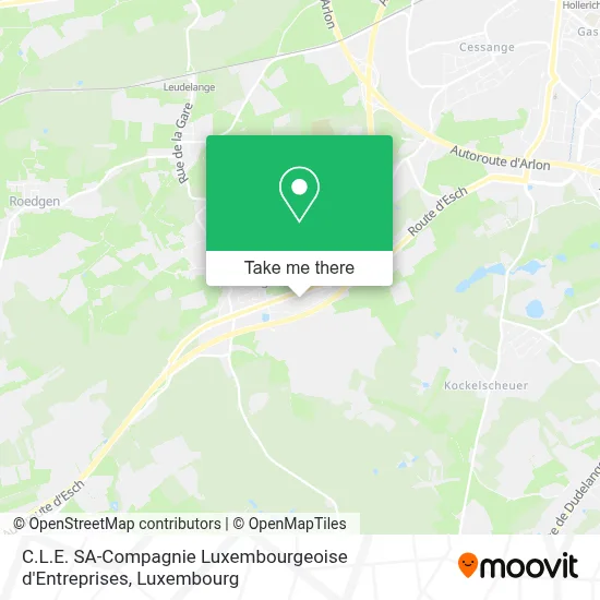 C.L.E. SA-Compagnie Luxembourgeoise d'Entreprises map