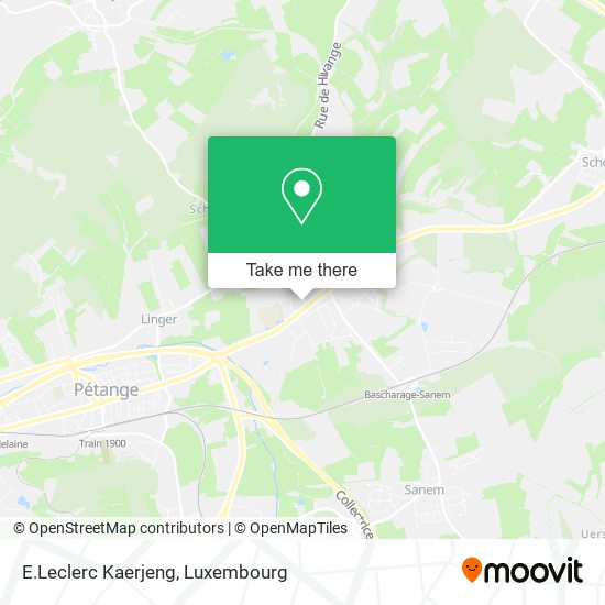 E.Leclerc Kaerjeng map