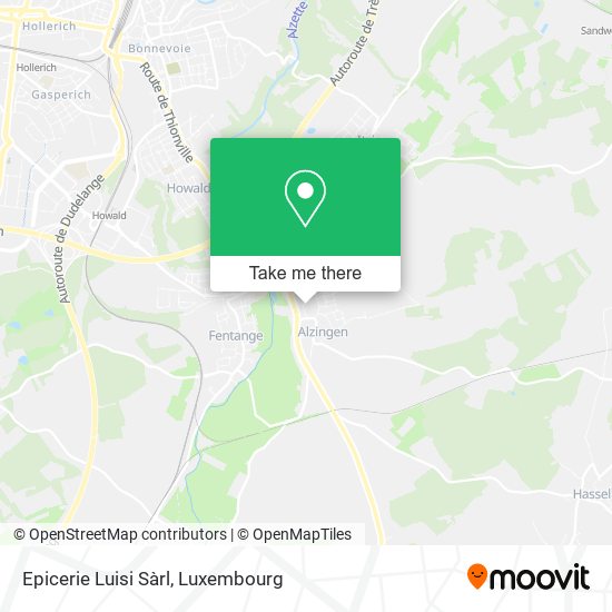 Epicerie Luisi Sàrl map