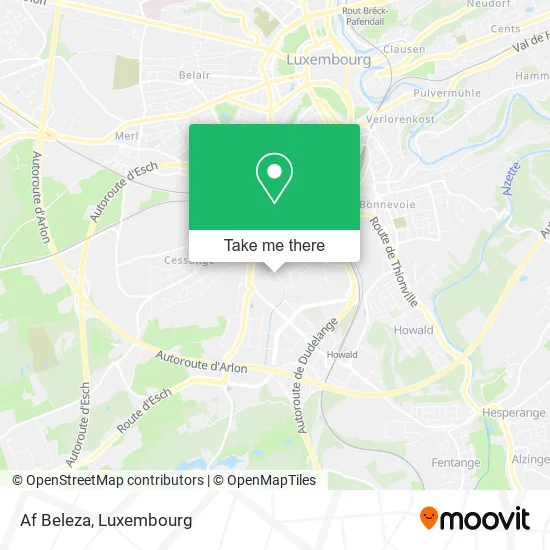 Af Beleza map