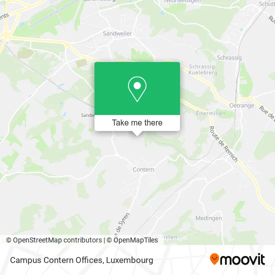 Campus Contern Offices map