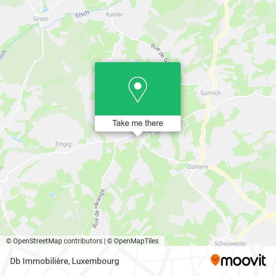 Db Immobilière map