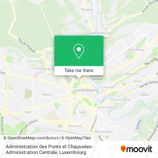 Administration des Ponts et Chaussées-Administration Centrale map