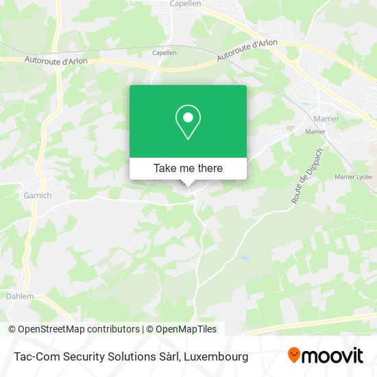 Tac-Com Security Solutions Sàrl map