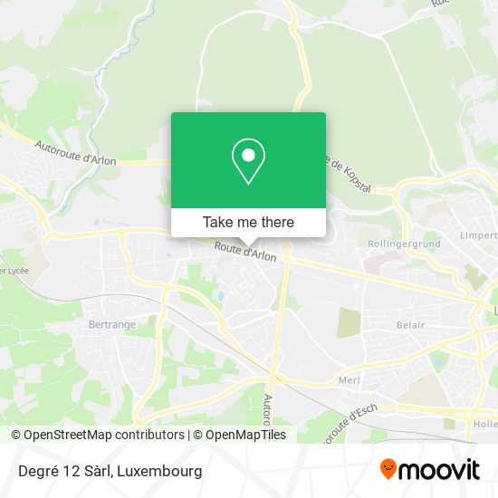 Degré 12 Sàrl map