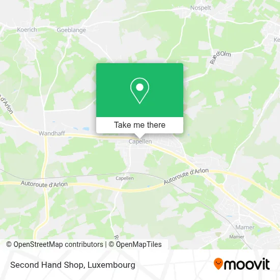 Second Hand Shop map