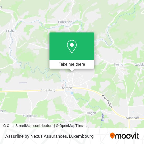 Assurline by Nexus Assurances map