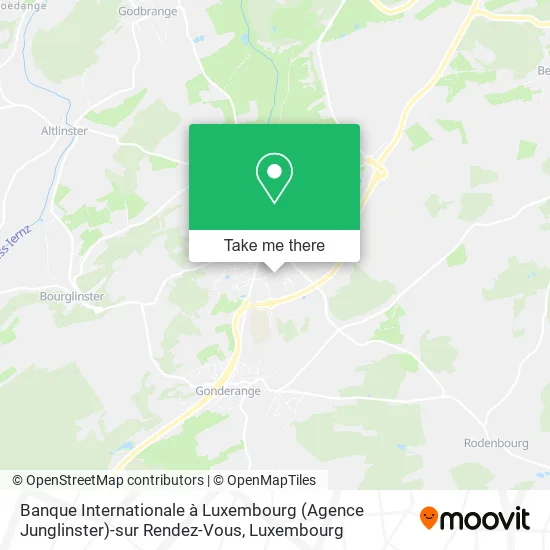 Banque Internationale à Luxembourg (Agence Junglinster)-sur Rendez-Vous map