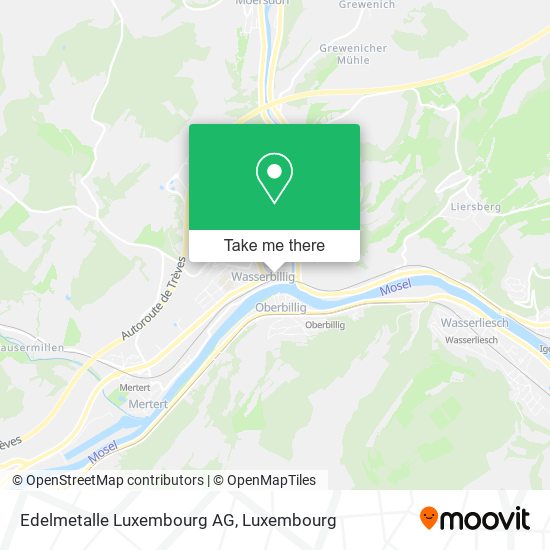 Edelmetalle Luxembourg AG map