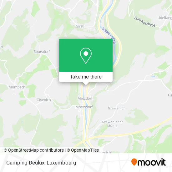 Camping Deulux map