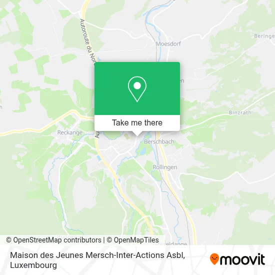 Maison des Jeunes Mersch-Inter-Actions Asbl map