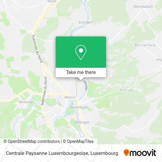 Centrale Paysanne Luxembourgeoise map