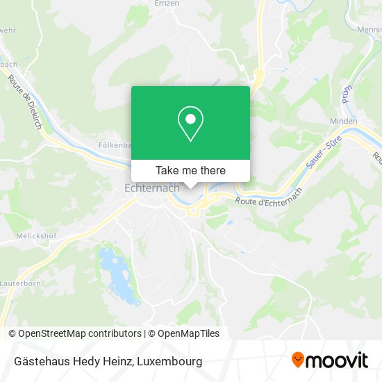 Gästehaus Hedy Heinz map