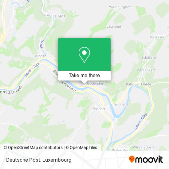 Deutsche Post map