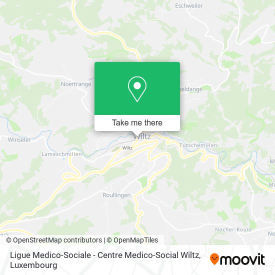 Ligue Medico-Sociale - Centre Medico-Social Wiltz map