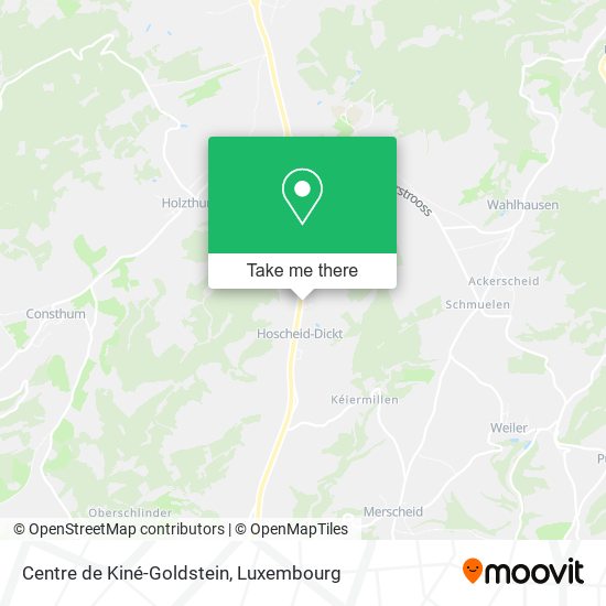 Centre de Kiné-Goldstein map