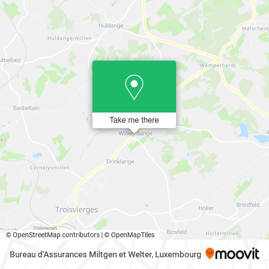 Bureau d'Assurances Miltgen et Welter map