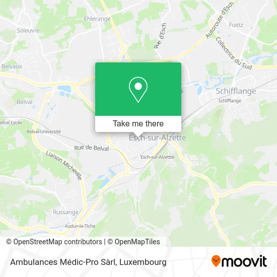 Ambulances Médic-Pro Sàrl map