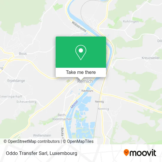 Oddo Transfer Sarl map