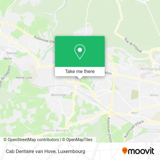 Cab Dentaire van Hove map