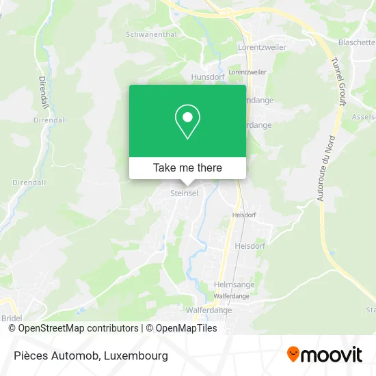 Pièces Automob map