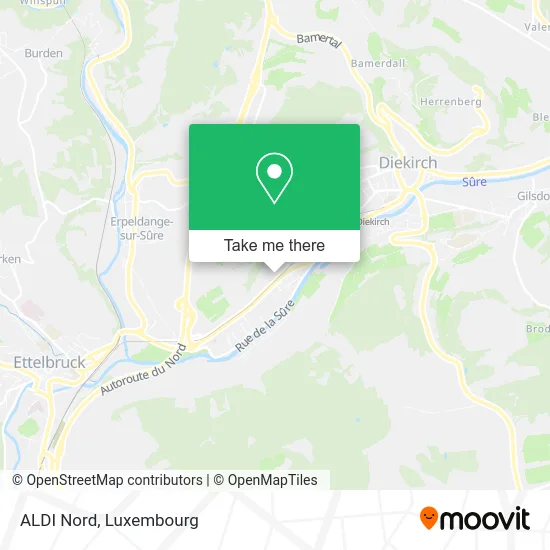 ALDI Nord map