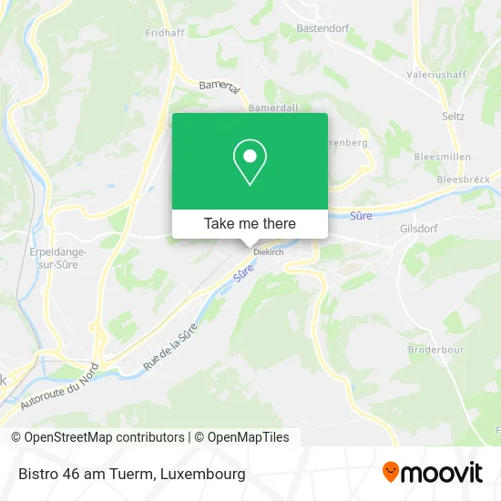 Bistro 46 am Tuerm map