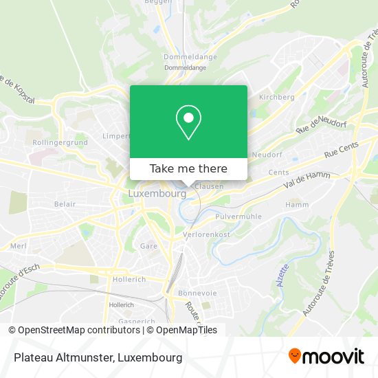 Plateau Altmunster Karte