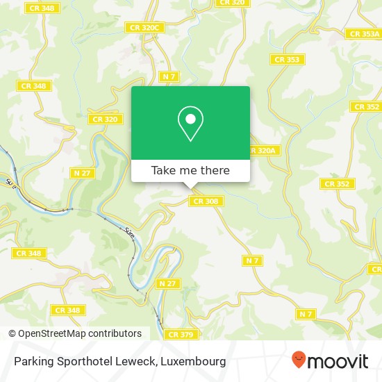 Parking Sporthotel Leweck Karte