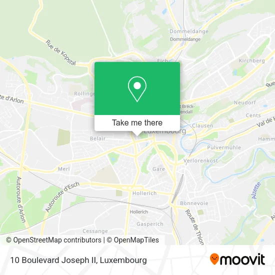 10 Boulevard Joseph II map