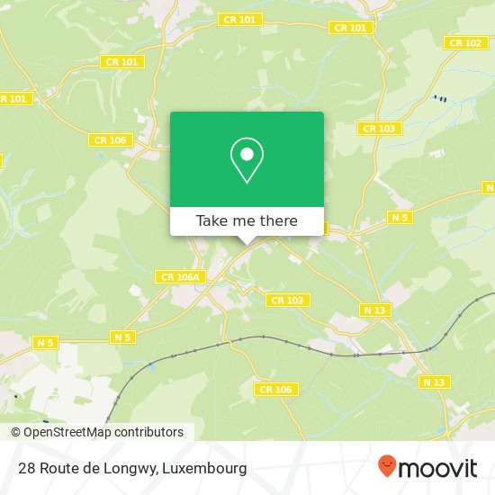 28 Route de Longwy map