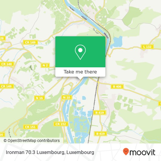 Ironman 70.3 Luxembourg Karte