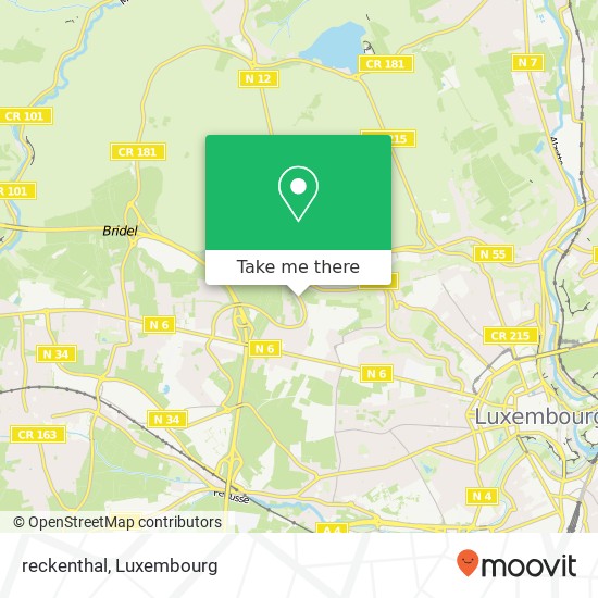 reckenthal map