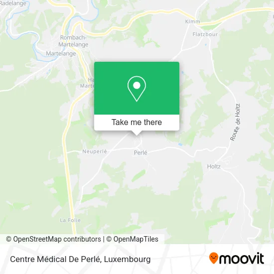 Centre Médical De Perlé map