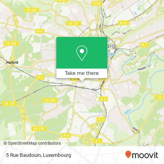 5 Rue Baudouin map