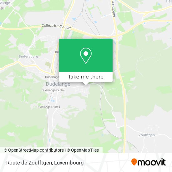 Route de Zoufftgen map