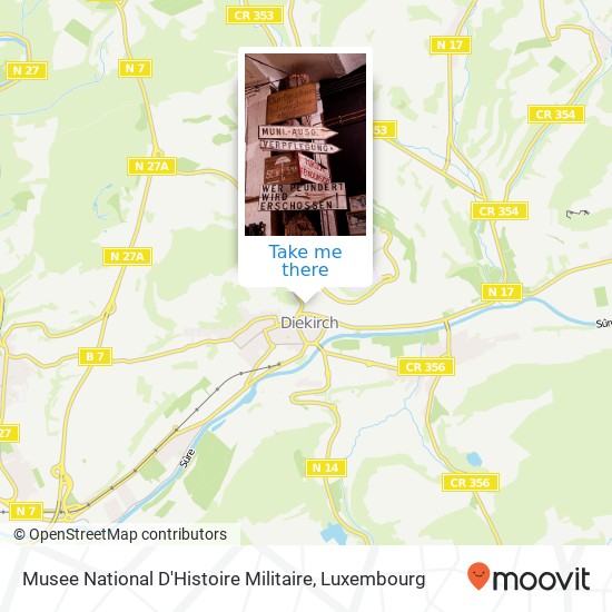 Musee National D'Histoire Militaire map
