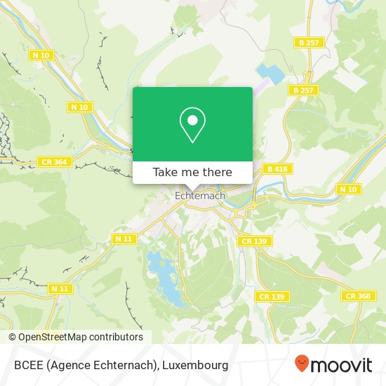 BCEE (Agence Echternach) map