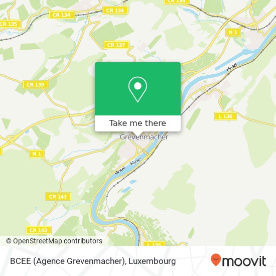 BCEE (Agence Grevenmacher) map