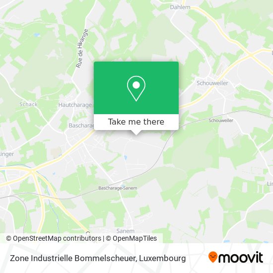 Zone Industrielle Bommelscheuer map