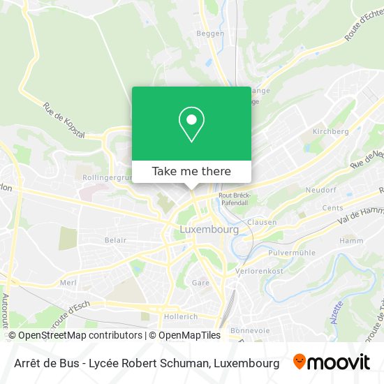 Arrêt de Bus - Lycée Robert Schuman map