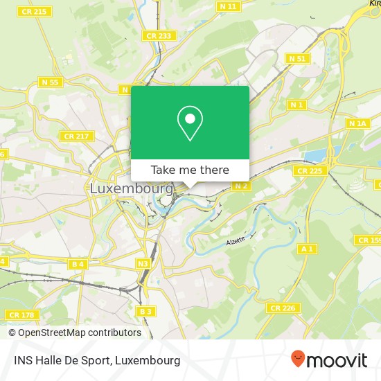INS Halle De Sport Karte
