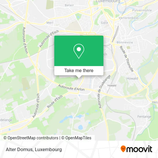 Alter Domus map